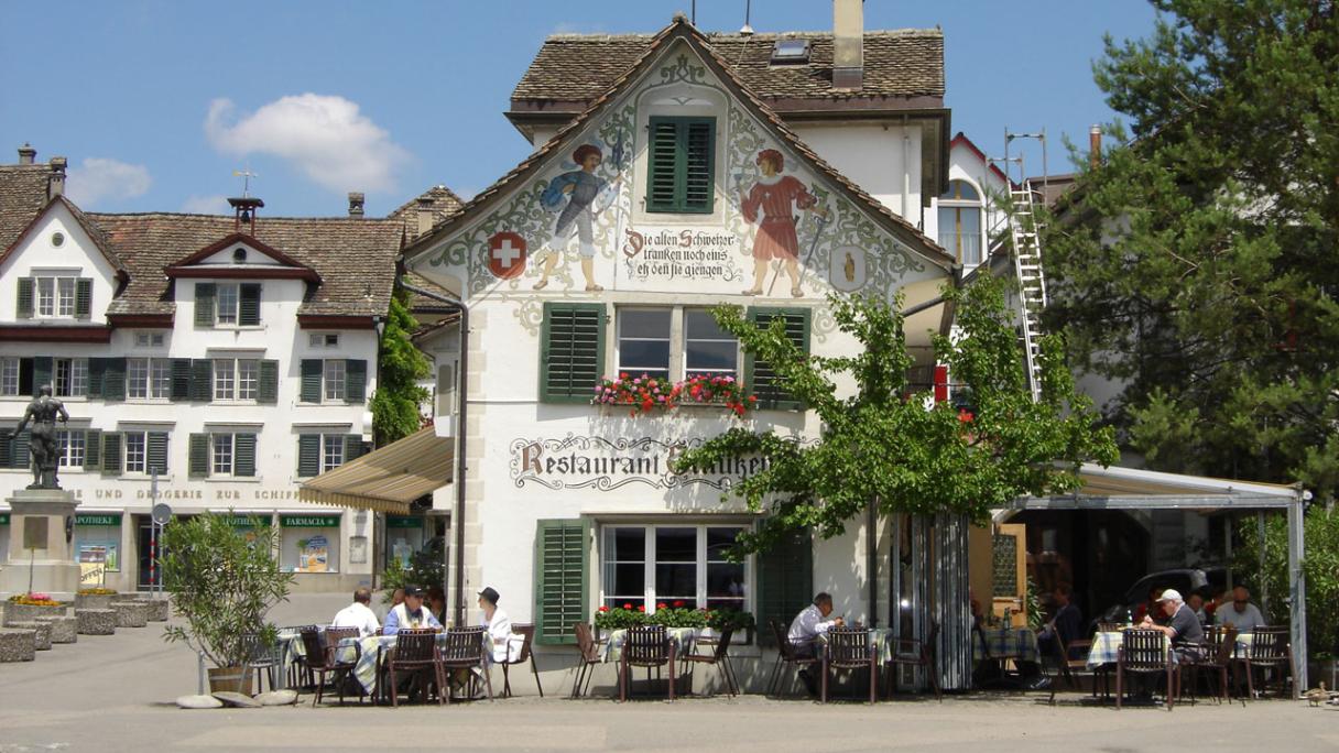 Restaurant Schützenhaus in Stäfa am Zürichsee, Aussenansicht