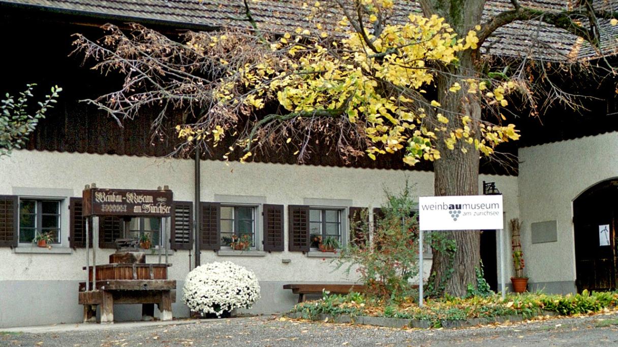 Weinbaumuseum (museo della viticoltura) sul Lago di Zurigo, vista esterna