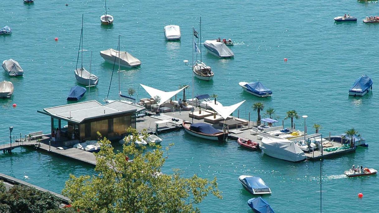 Lago: boat rental and lounge on Lake Zurich