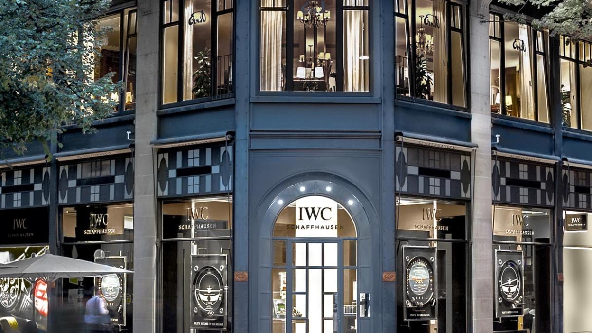 Boutique IWC Schaffhausen, Shopping Zurich Bahnhofstrasse, montres suisses