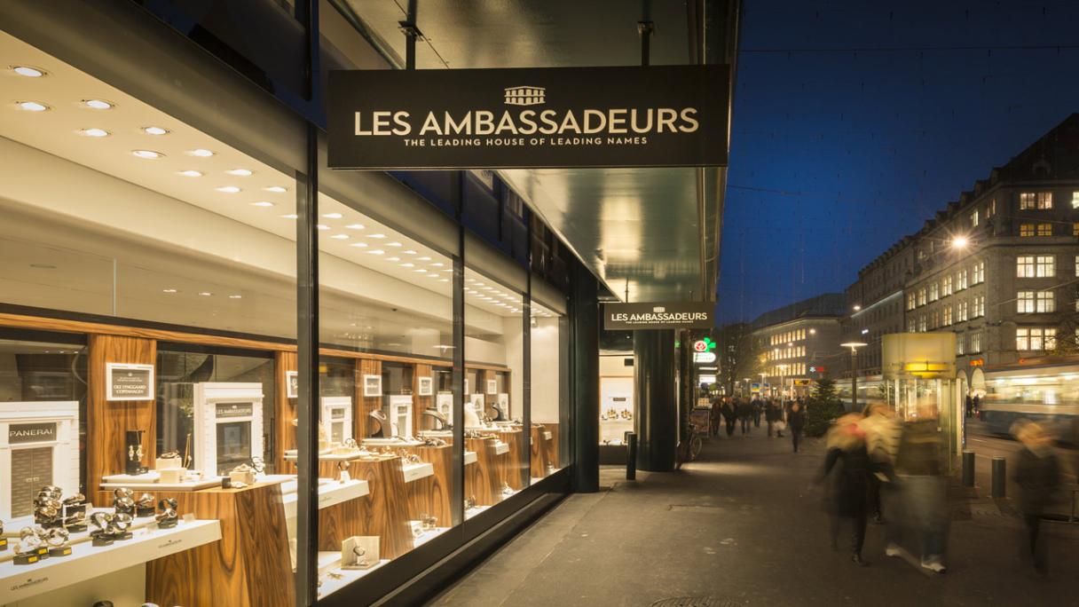 Zurich Shopping Boutique Les Ambassadeurs, Schweizer Uhren