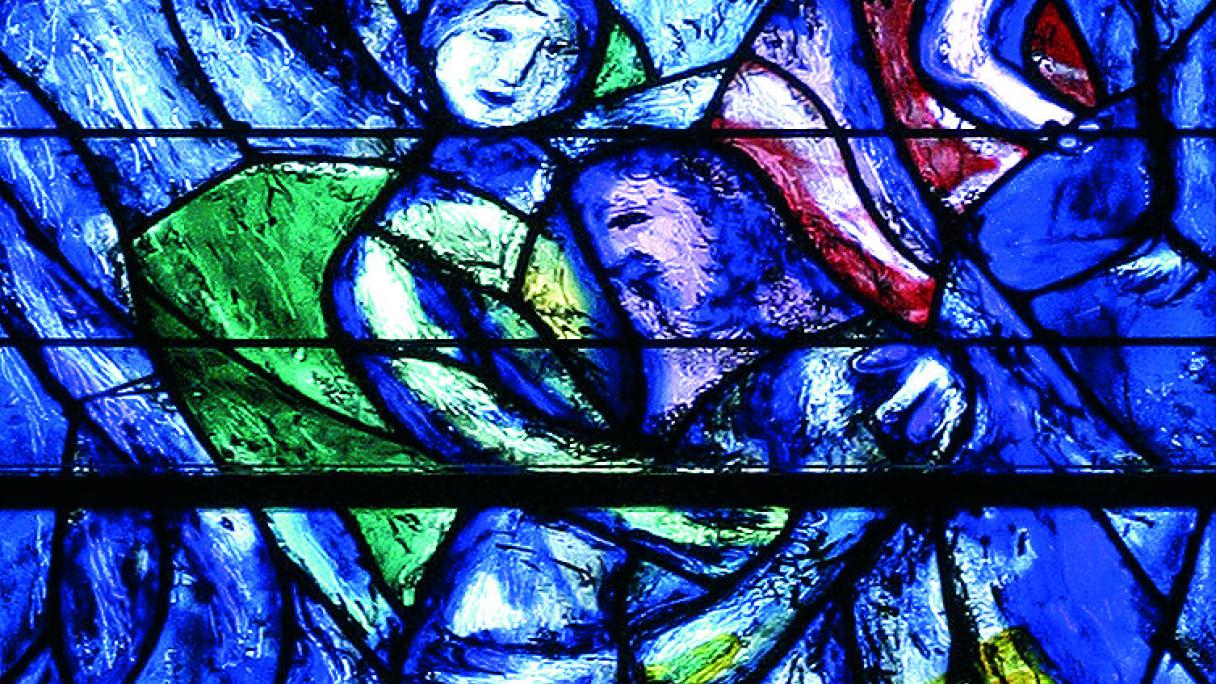 Vitrage de Marc Chagall dans l'église Fraumünster