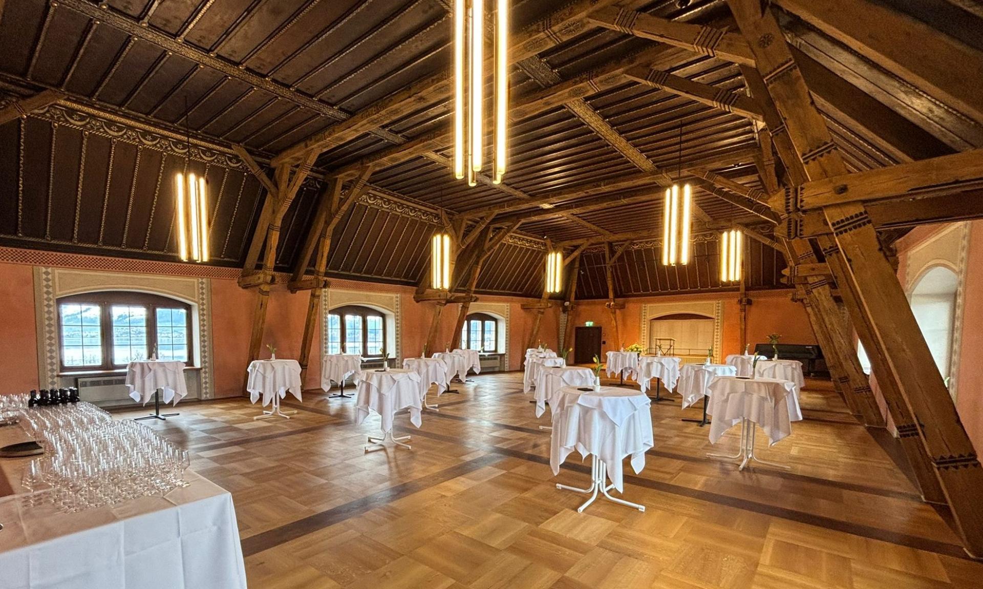 Grosser Rittersaal Apéro Schloss Rapperswil