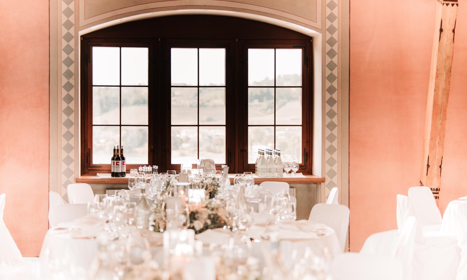 Grosser Rittersaal Hochzeit Schloss Rapperswil
