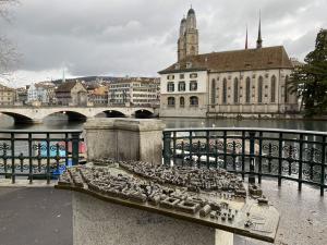 Bronze City Model of Zurich