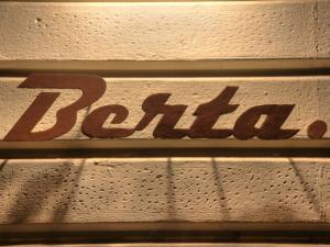 Berta Bar Café signboard Zurich 