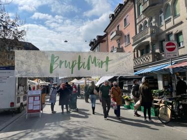 Weekly Market at Brupbacherplatz