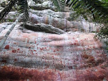 Rock paintings from Chiribiquete © NicolasVillaume