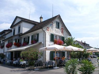 Ristorante Schützenhaus sul Lago di Zurigo a Stäfa, vista esterna