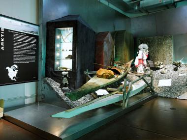 Arctic display at the NONAM – North America Native Museum Zurich