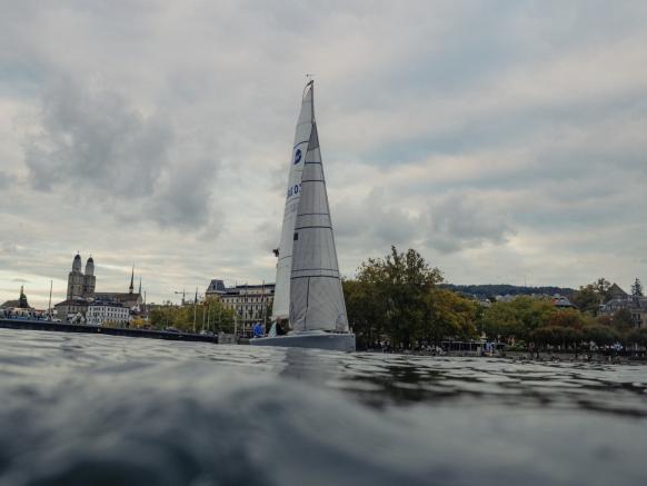 Sailing on Lake Zurich Silvia
