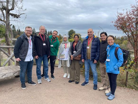 Gruppenfoto mit indischen Gästen auf einem FAM Trip