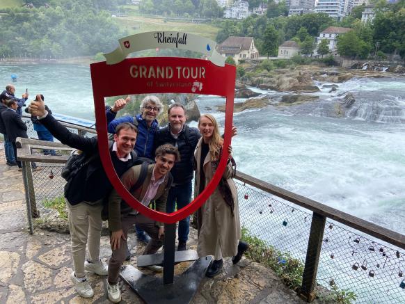Gruppenbild am Rheinfall