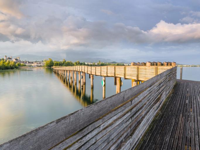 Rapperswil, pontile in legno