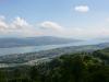 Vue sur le lac de Zurich de l'Uetliberg